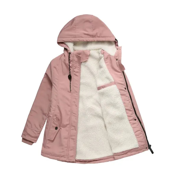 Mila - Warme Winterjas Met Capuchon