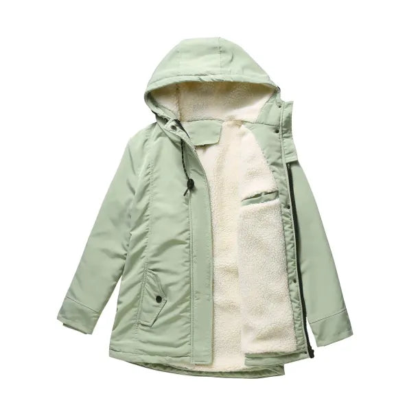 Mila - Warme Winterjas Met Capuchon
