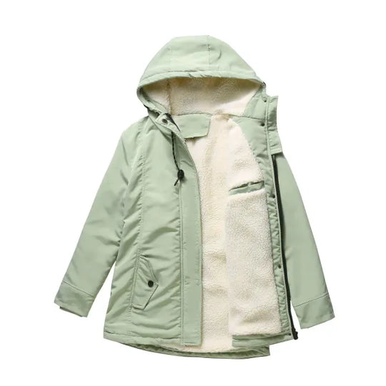 Mila - Warme Winterjas Met Capuchon