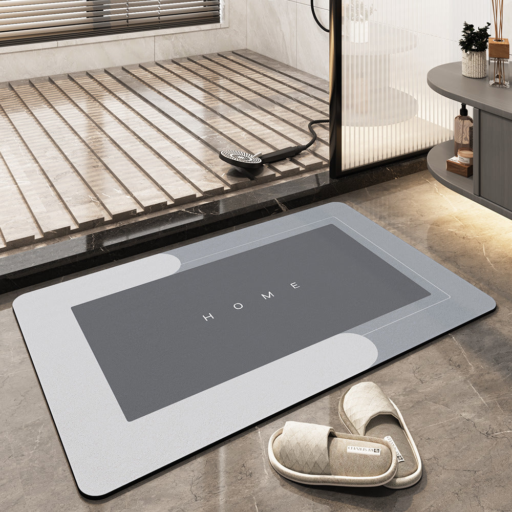 Sneldrogende AquaMat Badkamermat met Antislip Design voor een hygiënisch en veilig badkamergebruik.
