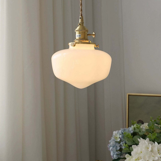 AurumLantaarn | Retro messing lantaarn hanglamp van glas | Goud