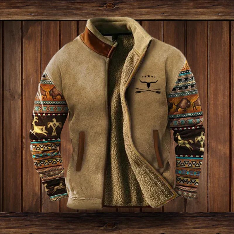 Danvar | Heren Sherpa Jas | Bruin
