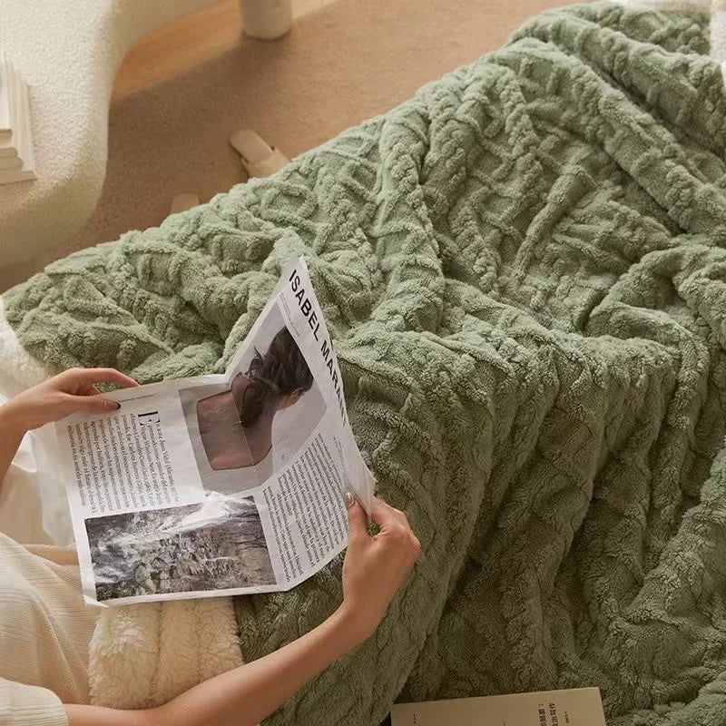 Voor koude nachten CozyNest - Warme en comfortabele luxe deken die je warm houdt.