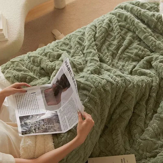 Voor koude nachten CozyNest - Warme en comfortabele luxe deken die je warm houdt.