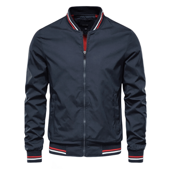 Stijlvol heren bomberjack met een lichte en comfortabele pasvorm, perfect voor casual en sportieve outfits.