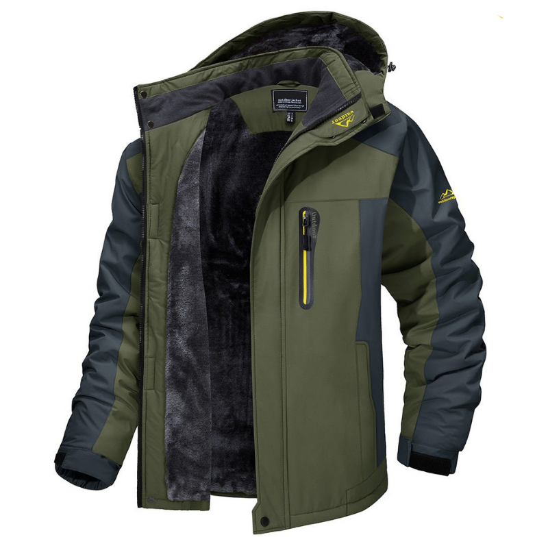 Joris Heren warme outdoorjas met een winddicht ontwerp, ideaal voor koude en winderige dagen. Deze winterjas biedt uitstekende bescherming en comfort tijdens buitenactiviteiten.