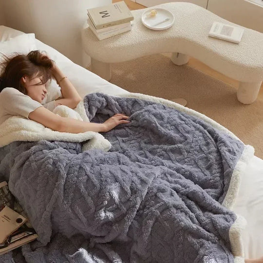 Voor CozyNest warme deken - Luxe en comfortabel, ideaal voor een goede nachtrust.