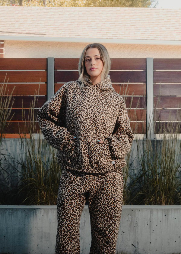 Yara | Trendy luipaard hoodie voor dames | Luipaard