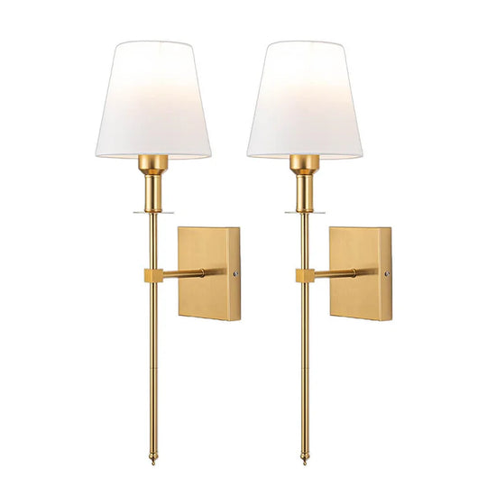 LumoFlex | Draadloze oplaadbare wandlamp | Goud