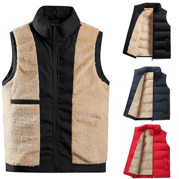 Daan | Heren Gewatteerd Wintervest | Marineblauw