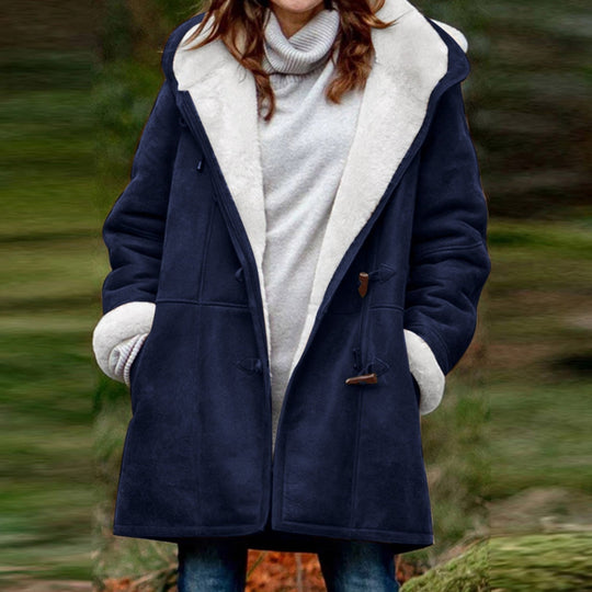 Zachte en comfortabele winterjas met luxe uitstraling.