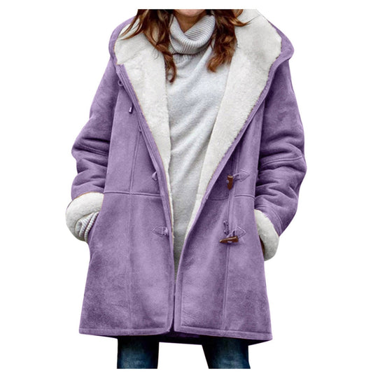 Close-up van een fleecevoering die extra warmte biedt.