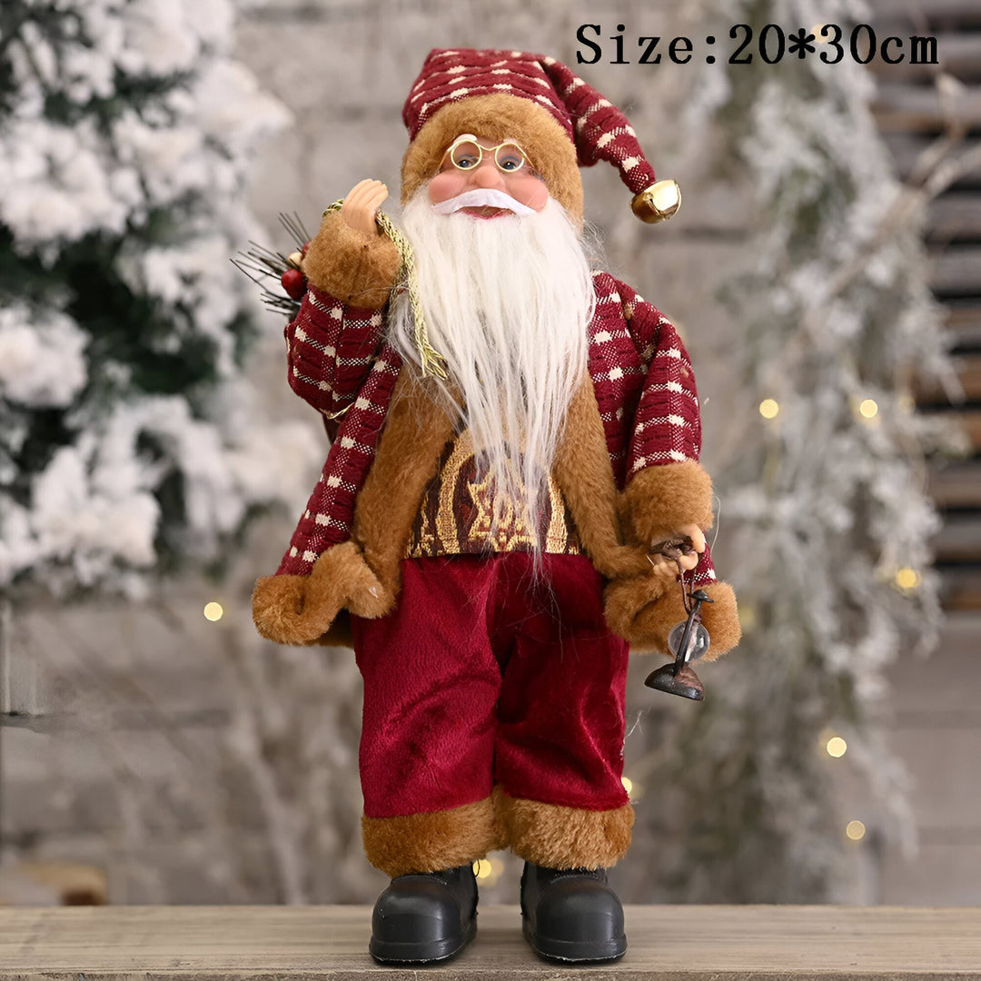 Perfecte Santa-figuren voor tafeldecoratie tijdens de feestdagen.