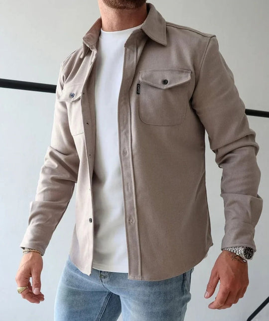 Lucian | Heren Casual Overhemd | Zwart