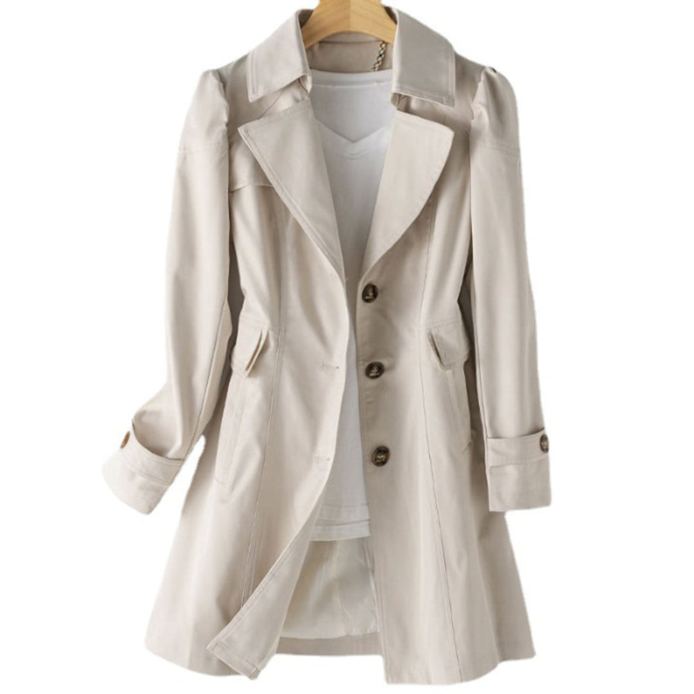 Mila - Elegante Trenchcoat Met Knopen