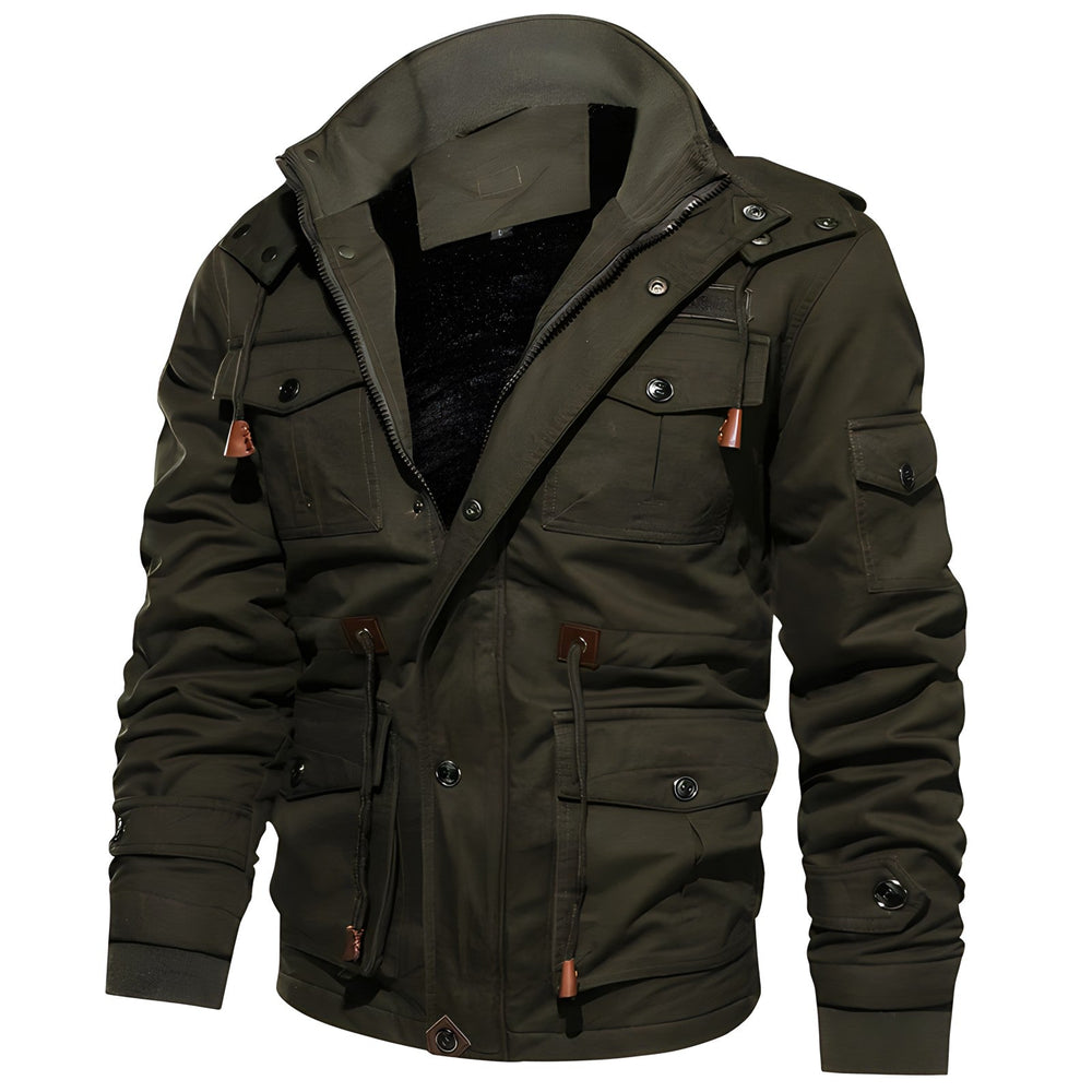 Maxim | Heren Militaire Winterjas | Legergroen