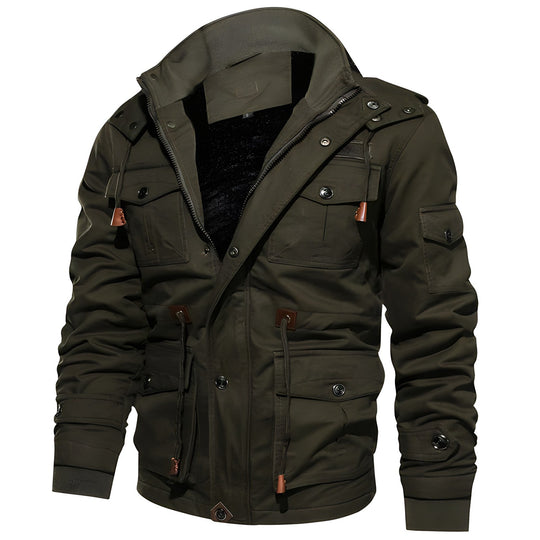 Maxim | Heren Militaire Winterjas | Legergroen