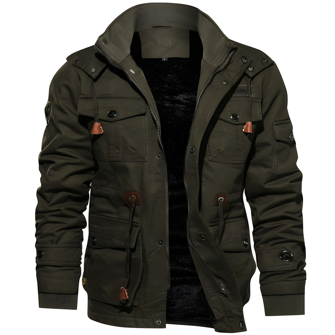 Maxim | Heren Militaire Winterjas | Legergroen