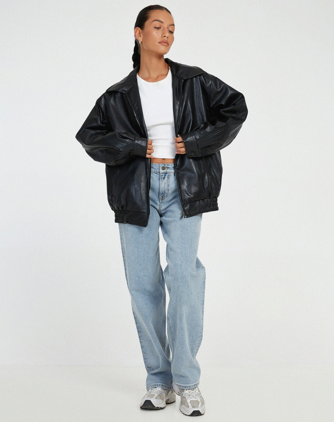 Noa | Dames Oversized Winterjas | Bruin