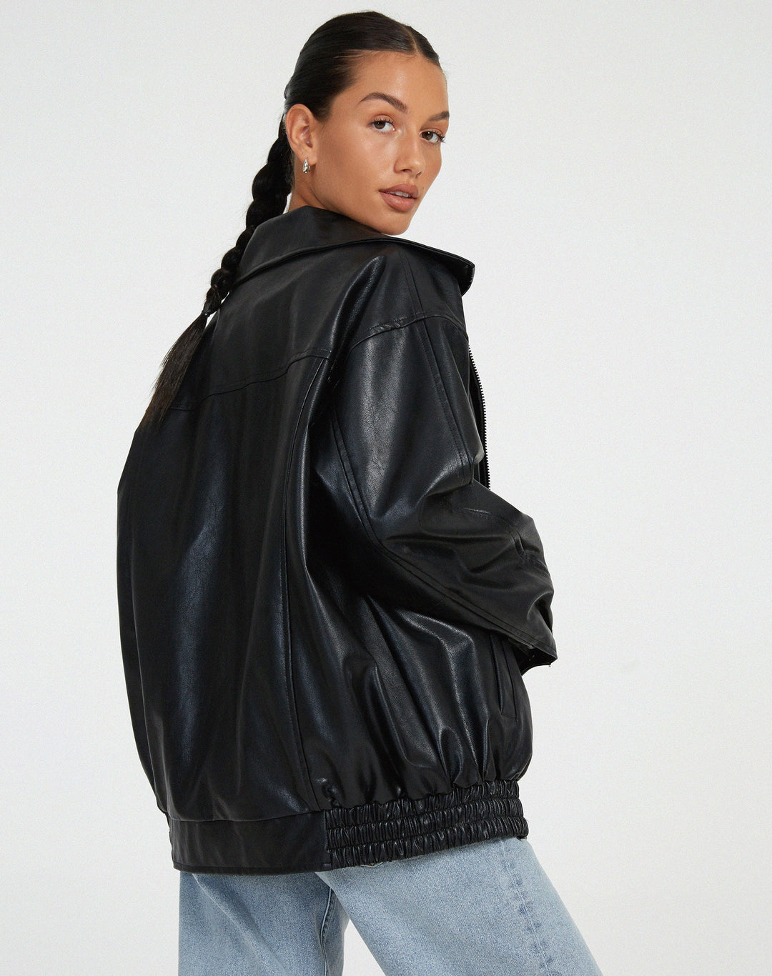 Noa | Dames Oversized Winterjas | Bruin