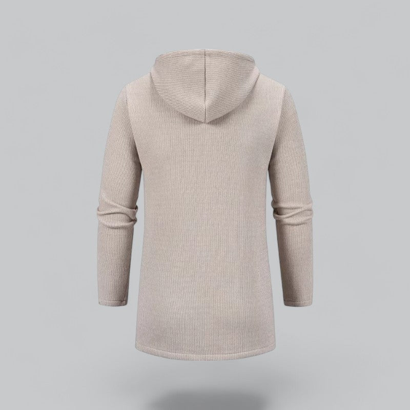 Stijlvolle en moderne lange jas met een elegante uitstraling.