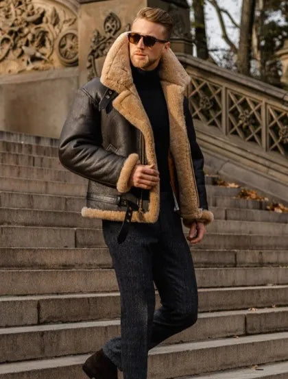  Pieter Winterjas voor Mannen - Een luxe en comfortabele winterjas met zachte voering en robuuste afwerking, ideaal voor de koude winterdagen.