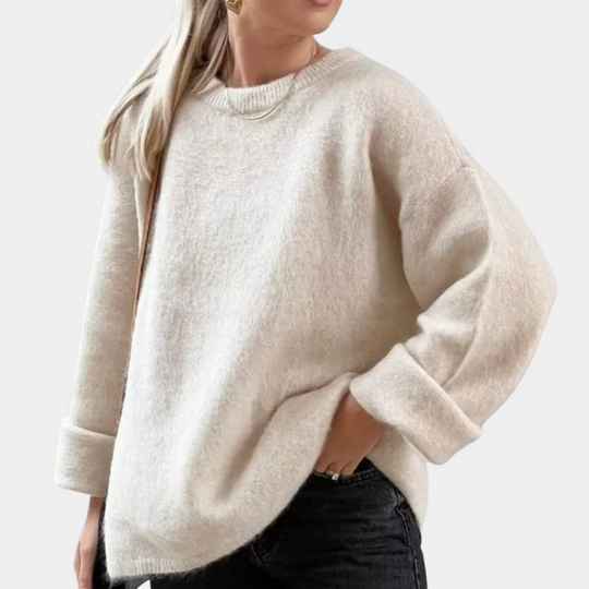 Elise - Zachte Oversized Trui Voor Dames Met Casual Stijl