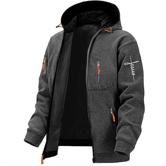 Noah | Heren Comfortabele Hoodie met Rits | Navy Blauw