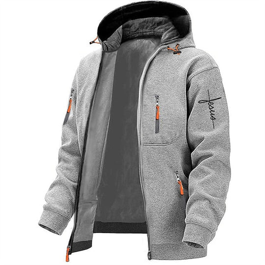 Noah | Heren Comfortabele Hoodie met Rits | Navy Blauw