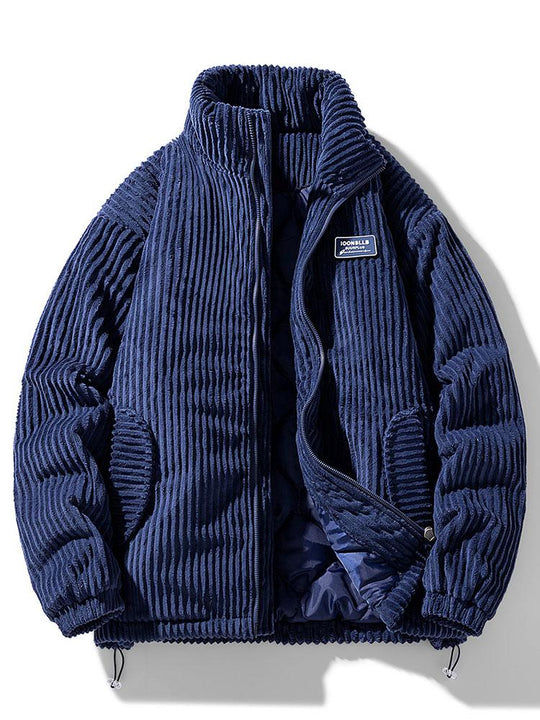 Milan | Klassiek corduroy herenjack | Grijs