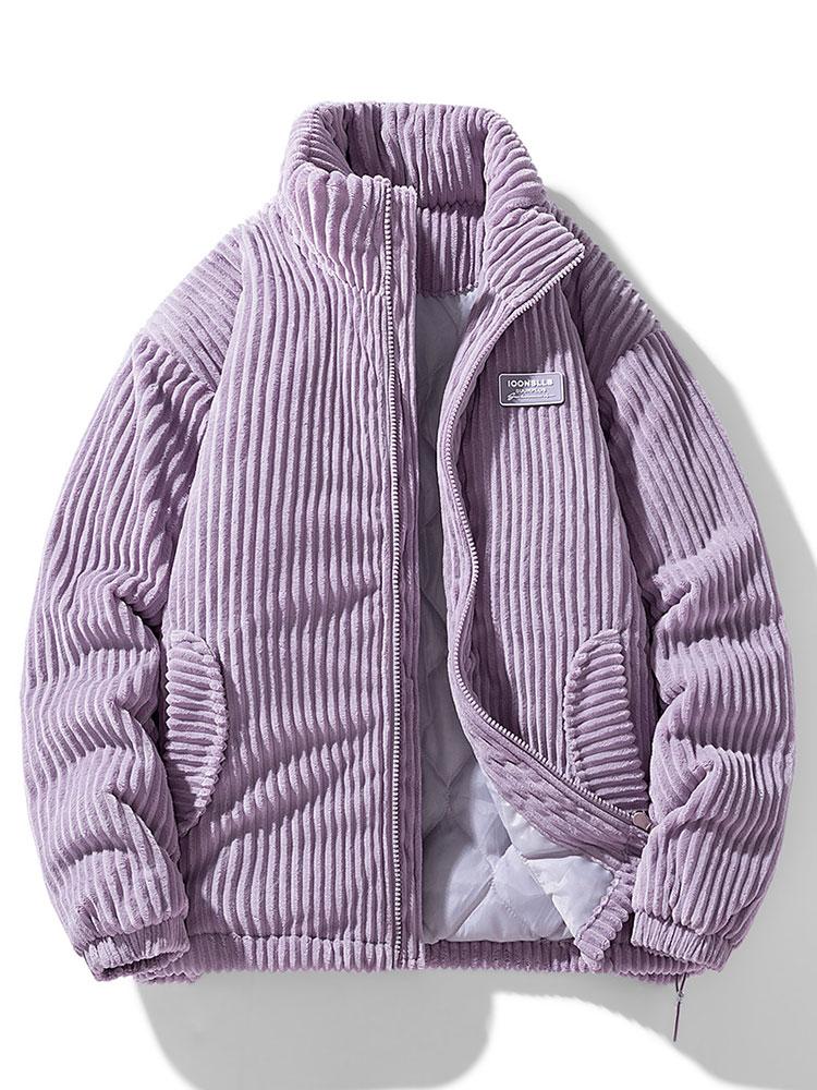Milan | Klassiek corduroy herenjack | Grijs