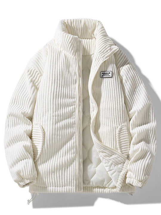 Milan | Klassiek corduroy herenjack | Grijs