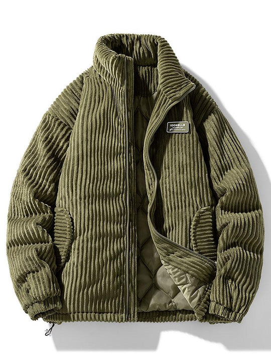 Milan | Klassiek corduroy herenjack | Grijs