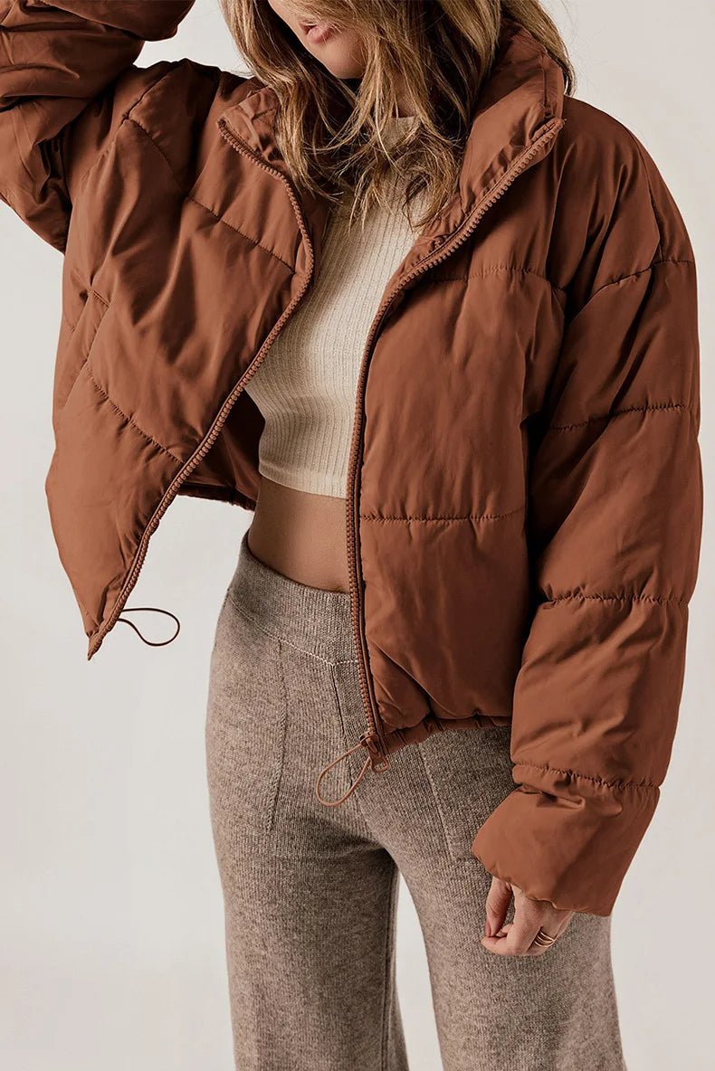 Lotte | Vrouwen Klassiek Winterjack | Bruin