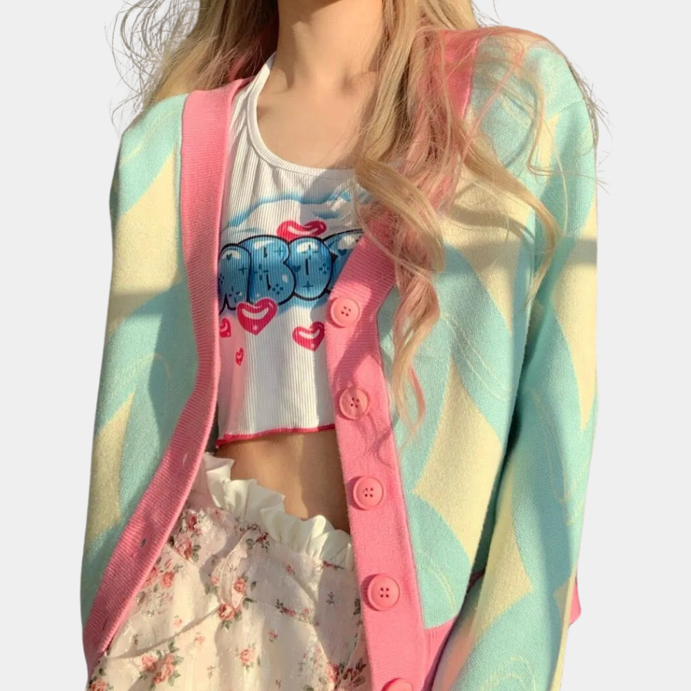 Celeste | Dames Elegant Vest | Blauw