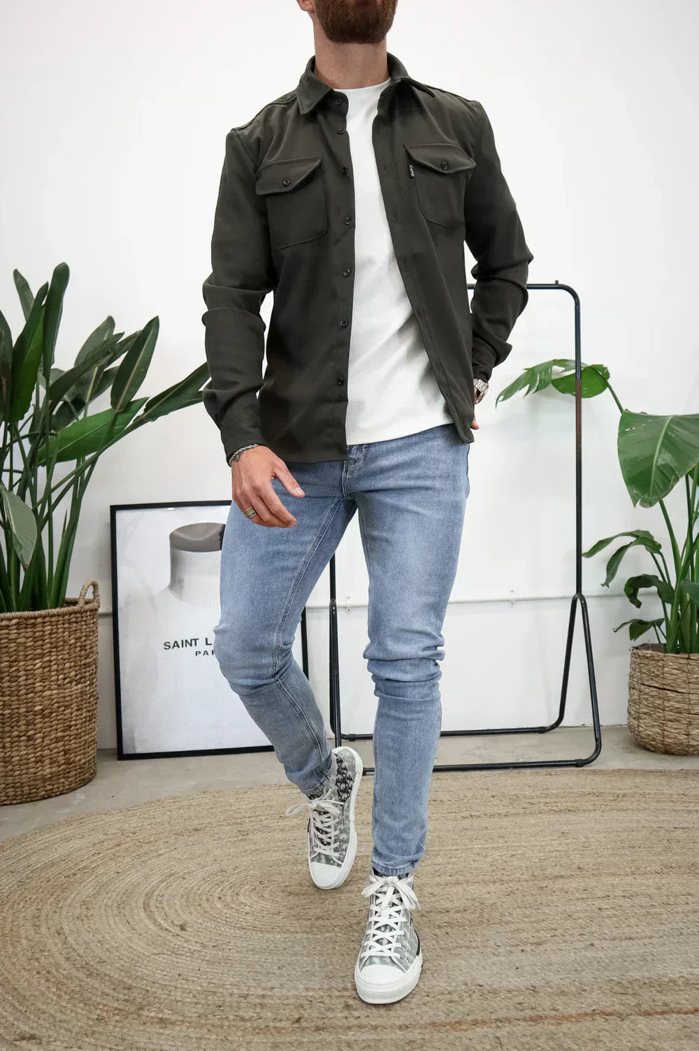 Niels Heren Stijlvolle Overhemd - Een modern en stijlvol herenoverhemd met een comfortabele pasvorm, ideaal voor zowel alledaagse als formele gelegenheden.