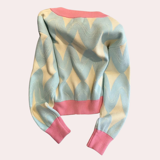 Celeste | Dames Elegant Vest | Blauw