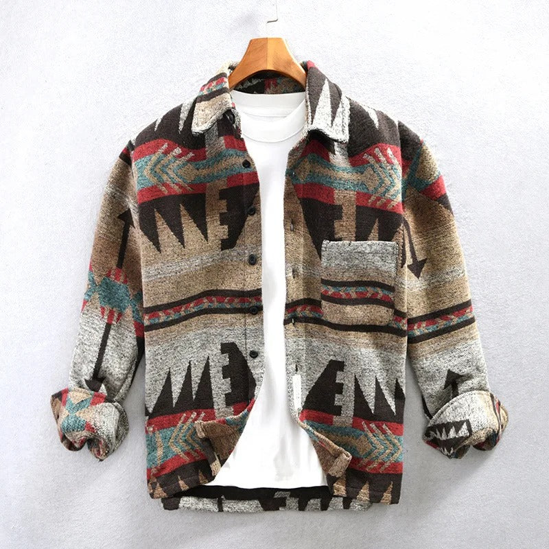 Sven Heren trendy overhemdjack met een gebreid ontwerp en een comfortabele pasvorm. Dit jack is perfect voor een casual en modieuze uitstraling, ideaal voor verschillende gelegenheden.