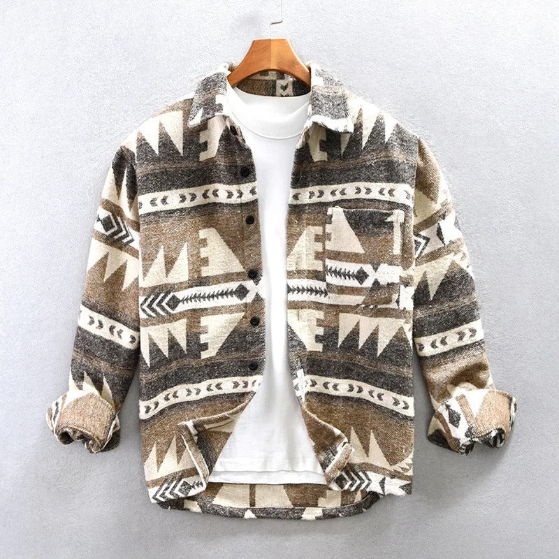 Sven Heren trendy overhemdjack met een gebreid ontwerp en een comfortabele pasvorm. Dit jack is perfect voor een casual en modieuze uitstraling, ideaal voor verschillende gelegenheden.