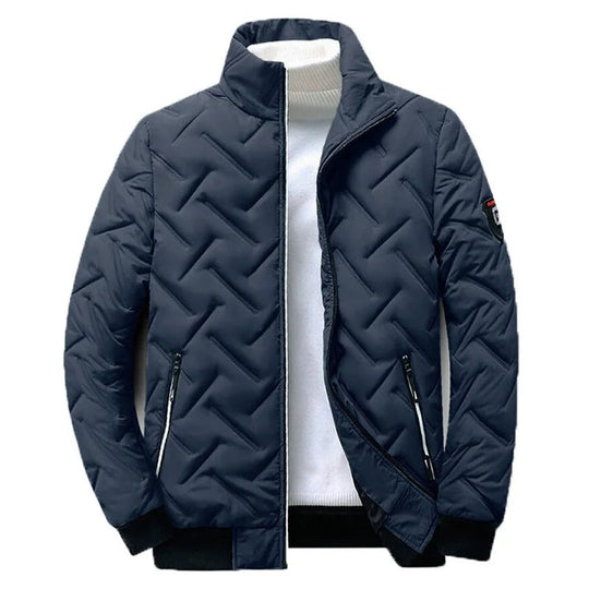 Winterjas Noah voor heren met een minimalistisch ontwerp en praktische ritssluiting.