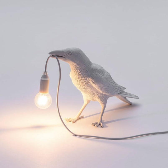 Avelis | Witte vogel-geïnspireerde hanglamp | Wit