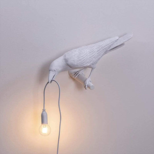 Avelis | Witte vogel-geïnspireerde hanglamp | Wit