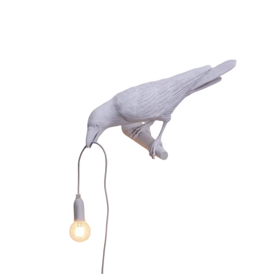 Avelis | Witte vogel-geïnspireerde hanglamp | Wit