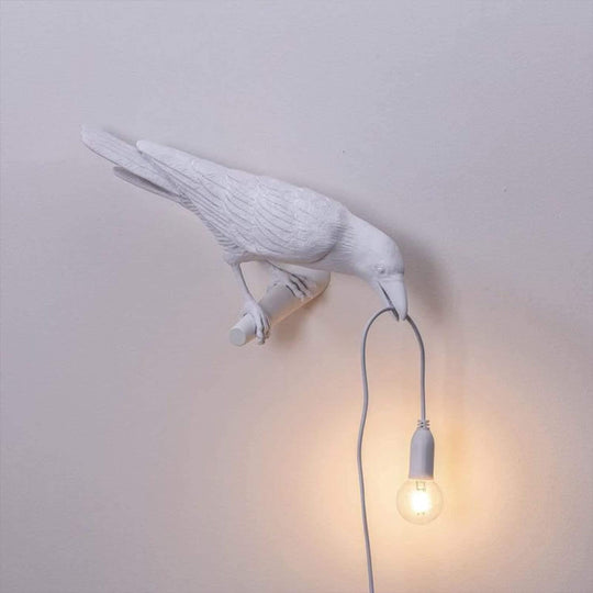 Avelis | Witte vogel-geïnspireerde hanglamp | Wit