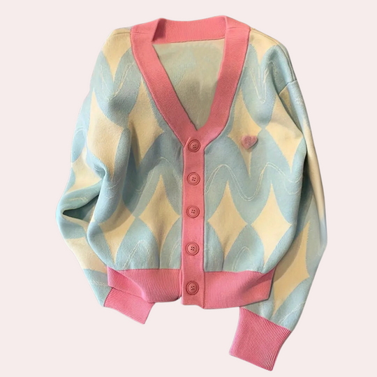 Celeste | Dames Elegant Vest | Blauw